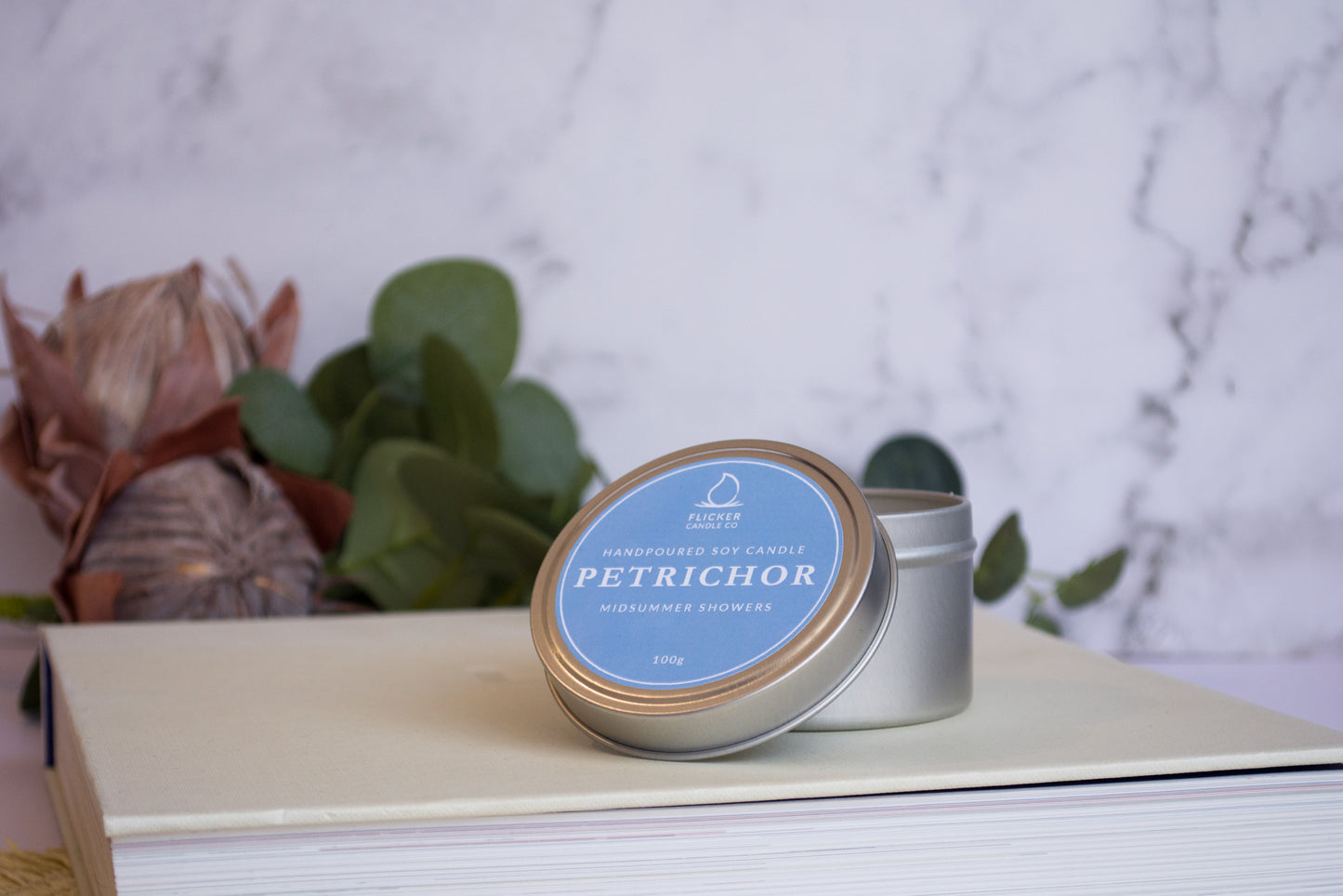 Petrichor Tin Candle