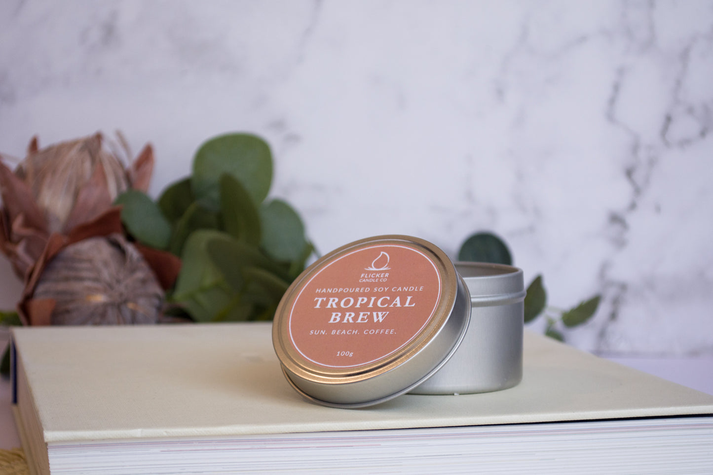 Tropical Brew Tin Candle