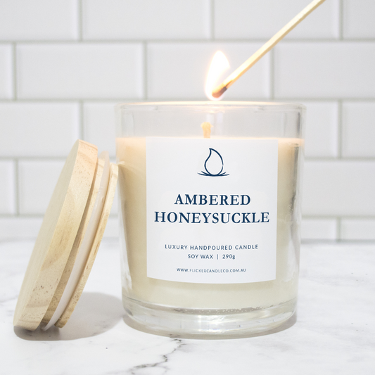 Ambered Honeysuckle Candle