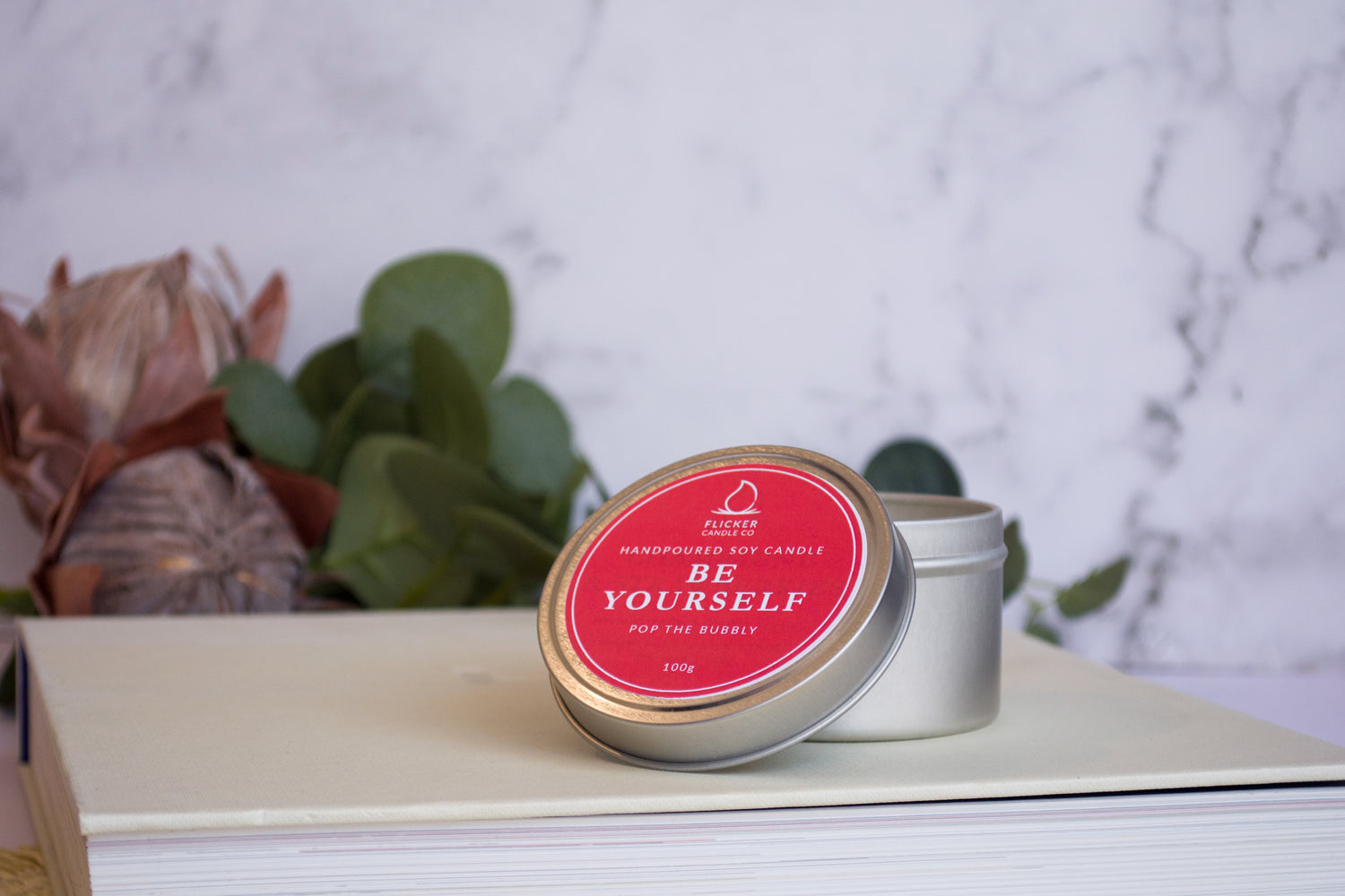 Be Yourself Tin Candle