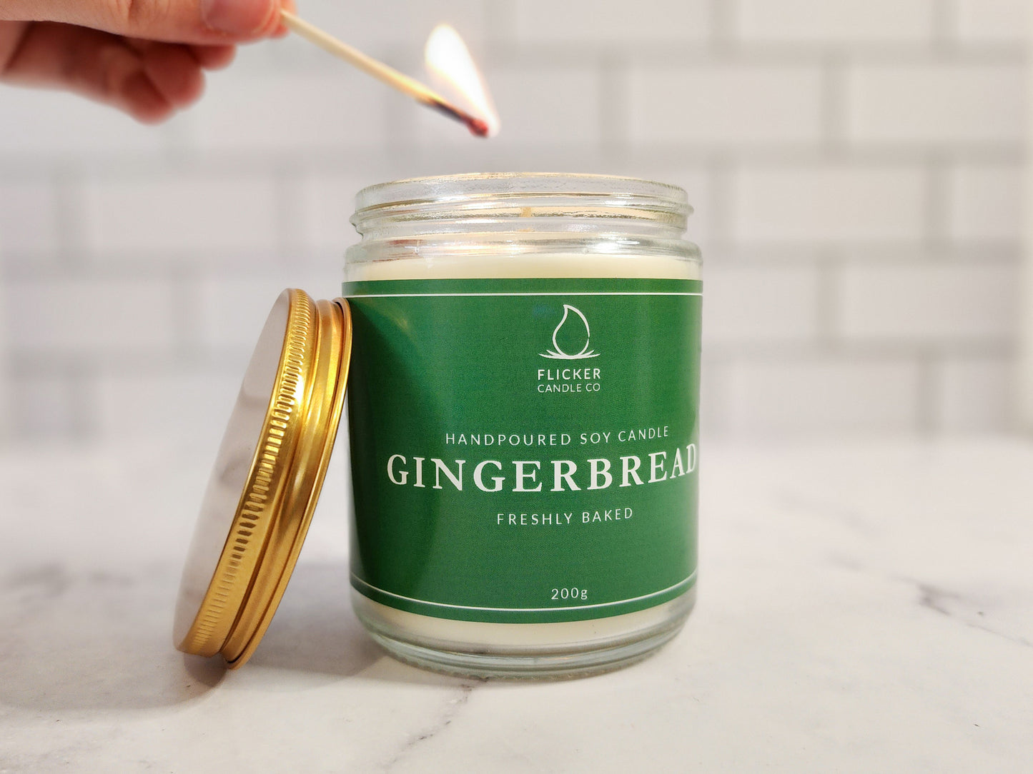 Gingerbread Candle