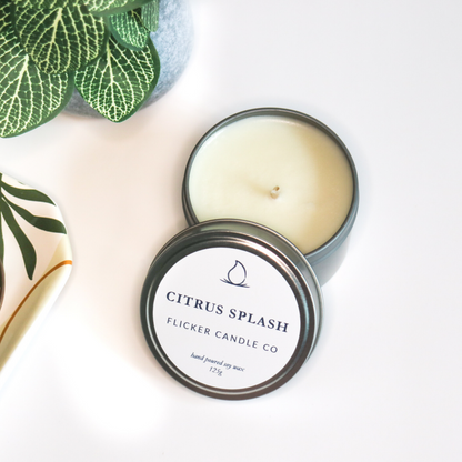 Citrus Splash Tin Candle