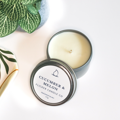 Cucumber & Melon Tin Candle