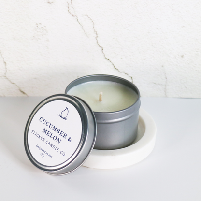 Cucumber & Melon Tin Candle